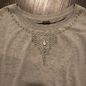 SOLD-Jeweled Sweatshirt/Tee